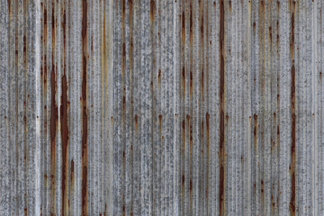Corrosion of rusted galvanized sheet