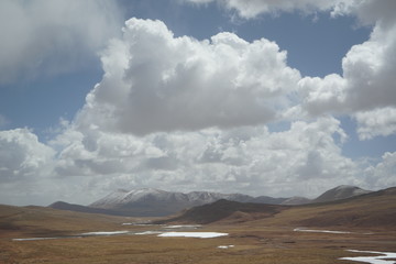 Fototapeta na wymiar tibet mountain cloud