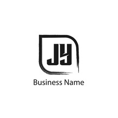 Obraz premium Initial Letter JY Logo Template Design