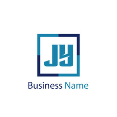 Initial Letter JY Logo Template Design