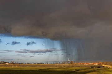 Unwetter über Rysum
