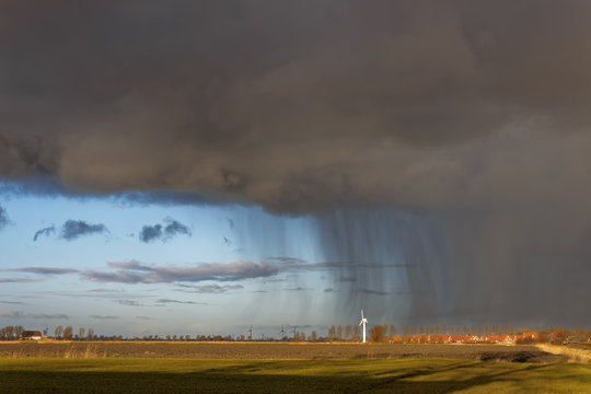 Unwetter &uuml;ber Rysum
