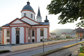 Fototapeta na wymiar Wallfahrtskirche Mariazell