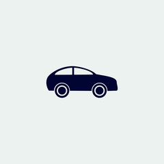 simple car icon, vector illustration. flat icon