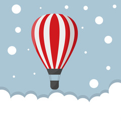 Fototapeta premium Air balloon illustration