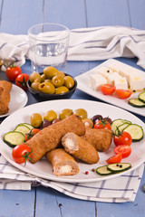 Bifteki greek meatballs.