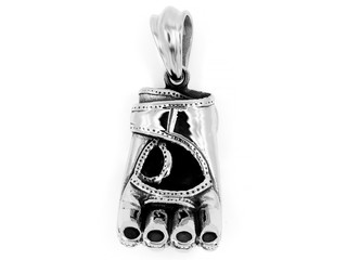 Pendant Jewelry Boxing Gloves. Stainless steel.