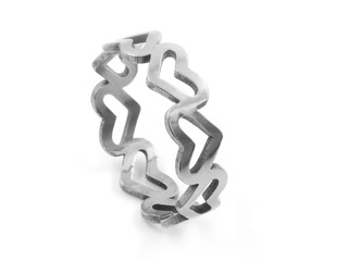 Jewelry ring. Stainless steel