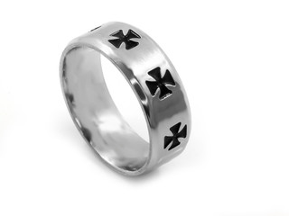 Jewelry ring. Stainless steel