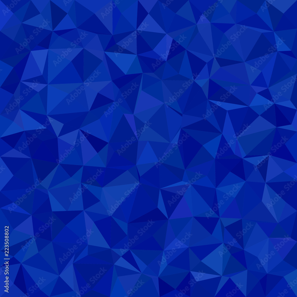Poster abstract geometrical irregular triangle tile mosaic pattern background - polygonal vector design fro