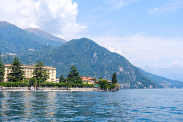 Menaggio town on Lake Como shore