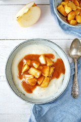 Millet porridge with apples
