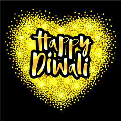 Vector illustration of happy diwali for poster, invitation, flyer, banner, postcard, greeting card.
