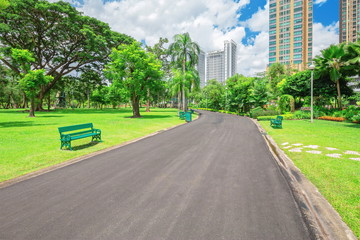 Fototapeta premium Chatuchak Park, Public Park in Bangkok Thailand