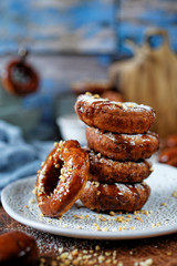 Fried potatoe doughnuts