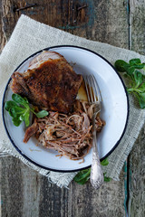 Homemade pulled pork
