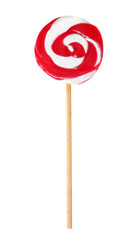 Color lollipop on white background