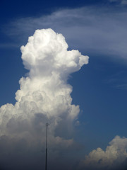 Clouds bubbling up over Guadalhorce Valley