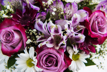 Bouquet of pink flowers