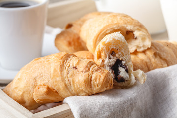 typical continental breakfast in the room