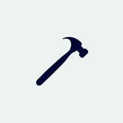 hammer icon, vector illustration. flat icon.