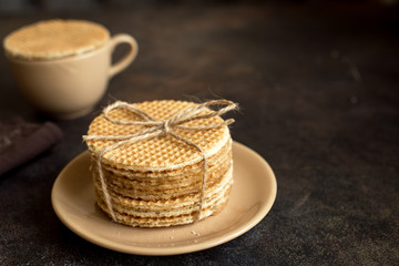 Dutch waffles, stroopwafel