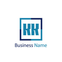 Initial Letter KK Logo Template Design