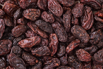 Jumbo raisins background