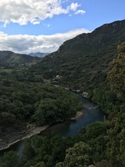 Fototapeta na wymiar river in mountains, France