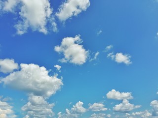 Naklejka na ściany i meble blue sky​ clouds​ pattern​ background.