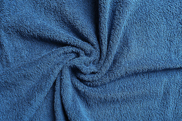 Fototapeta premium Color soft towel with folds