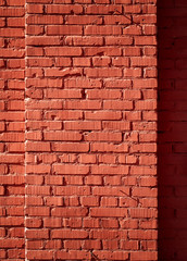 Obraz premium red brick wall texture