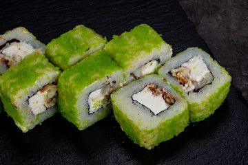 Japanese roll with eel