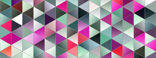 Obraz premium Triangular 3d, modern background