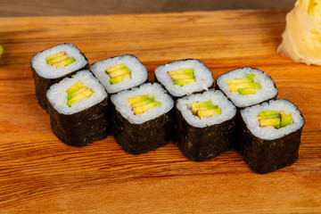 Japanese roll with avocado