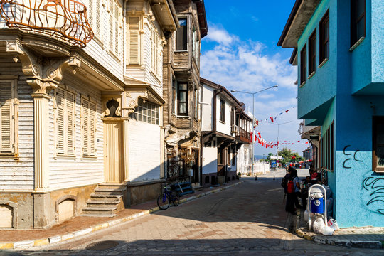 Greek Historical Buildings Mudanya Bursa in Turkey
