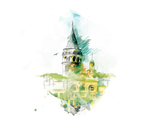 Galata Kulesi, İstanbul Boğazı, Tarihi Yarımada, Beyoglu, bosphorus, galata tower