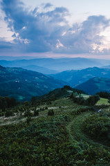 Rural landscape in Western Serbia