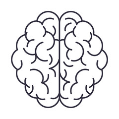 Human brain symbol