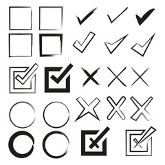 Fototapeta premium check list set