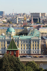 Obraz premium Moscow panorama from Ivan Great tower bell, Moscow