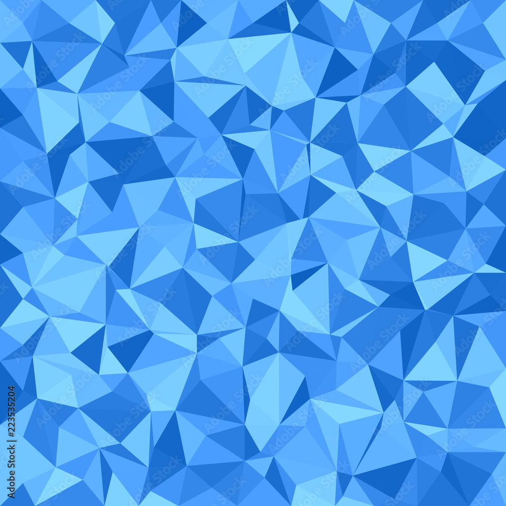 Poster geometric abstract triangle tile mosaic pattern background - polygon vector graphic from irregular t
