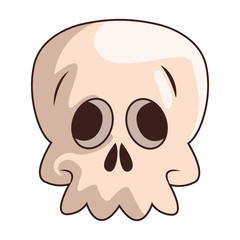 Skull videogame cartoon