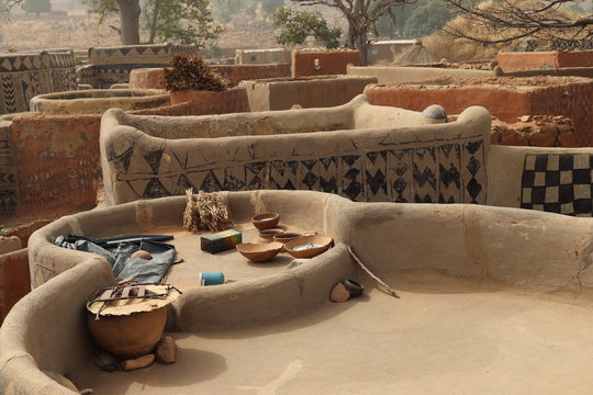 Terrasses cour royale de Tiebele