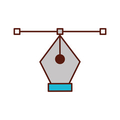 graphic design fountain pen tool