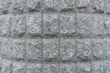 texture of the wall from concrete squares to the whole frame