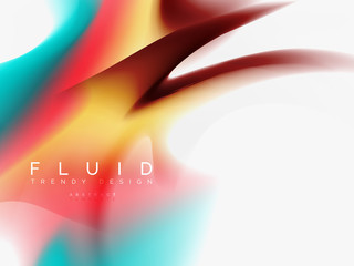 Background abstract color flow, liquid design