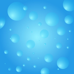 Fototapeta na wymiar Light BLUE vector background with bubbles. Illustration with set of shining colorful abstract circles. New design for ad, poster, banner of your website.