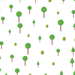 Trees pattern background