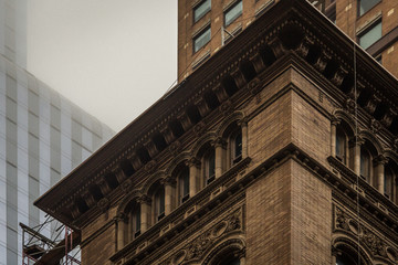 Fototapeta premium Facade of the building in New York City